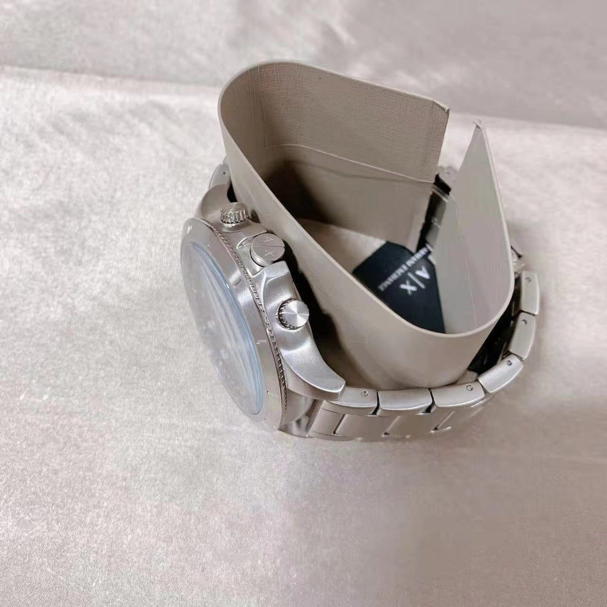 Armani Exchange Men's AX1750 Silver Watch Armani Exchange Men's AX1750 Silver Watch